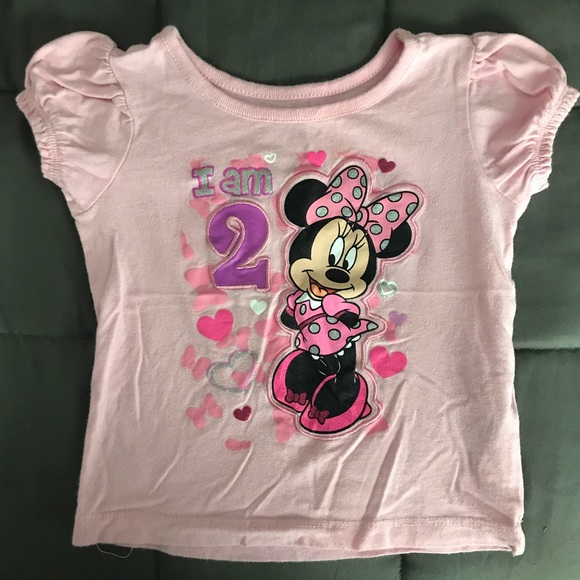 Minnie Mouse 2nd Birthday Shirt Pink /& Gold Raglan Shirt Disney Birthday Shirt Minnie Mouse Birthday Disney Vacation Girl Toddler